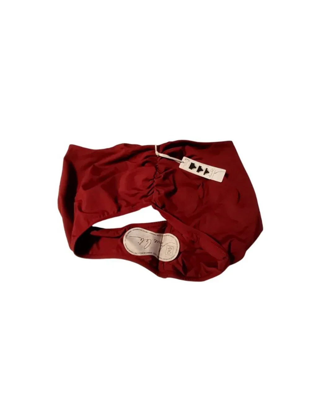 Anne Cole Womens Convertible High-Waist Swim Bottom Wine Red 18W for a curvy fit